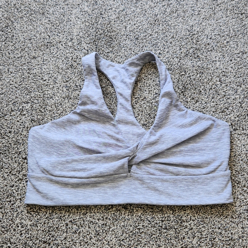 Womens Victorias Secret gray racerback sports bra Large